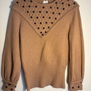 Old rose vintage knitted sweater